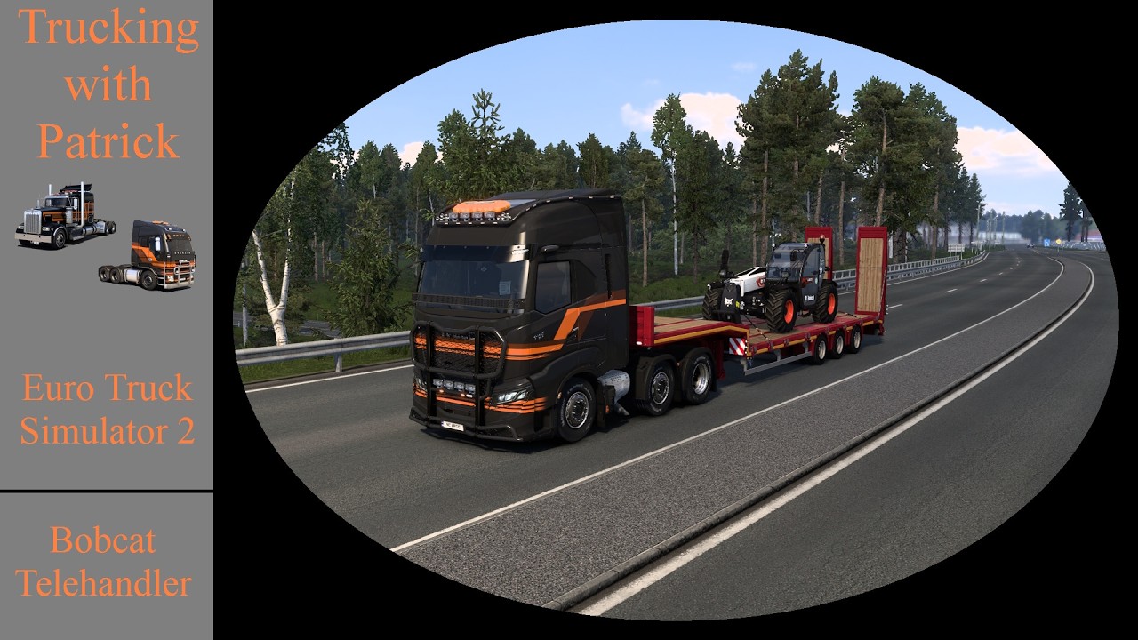 Hauling a Bobcat Telehandler in Finland