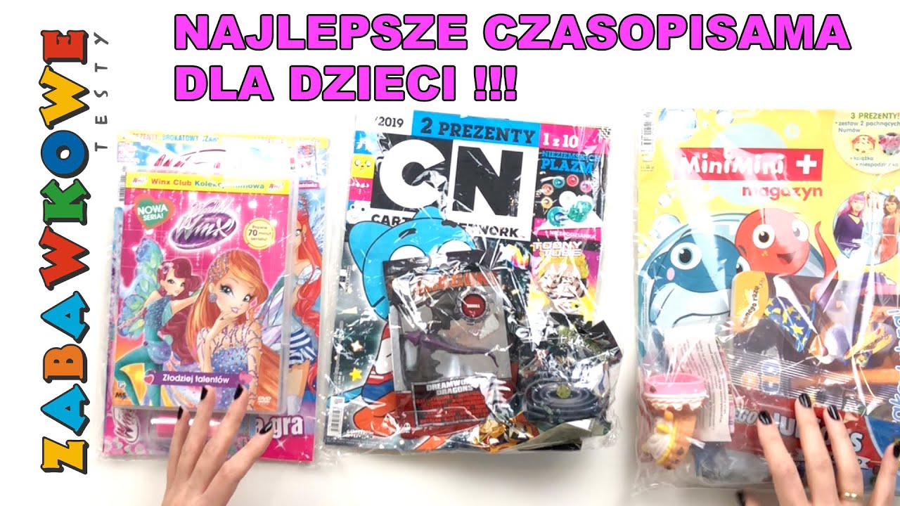 carton network mini mini winx club najlepsze czasopisma dla dzieci