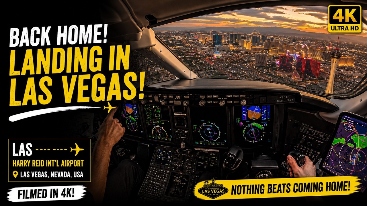Back To Vegas | Private Jet Pilot's View