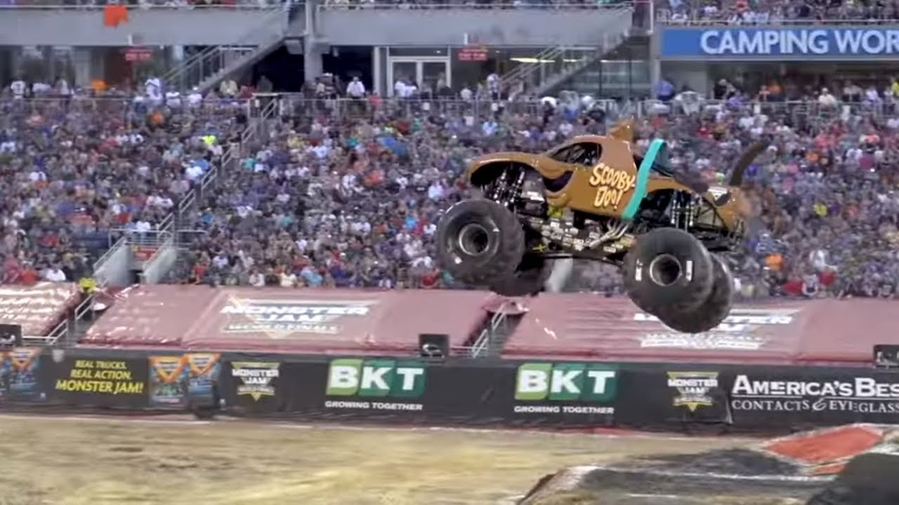 Biggest Middle Ramp Air from each Monster Jam World Finals WF1 - WF20