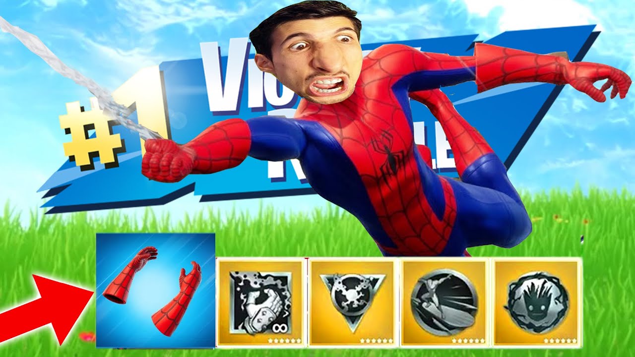 COME VINCERE SEMPRE CON I NUOVI GUANTI DI SPIDERMAN su FORTNITE Capitolo 3