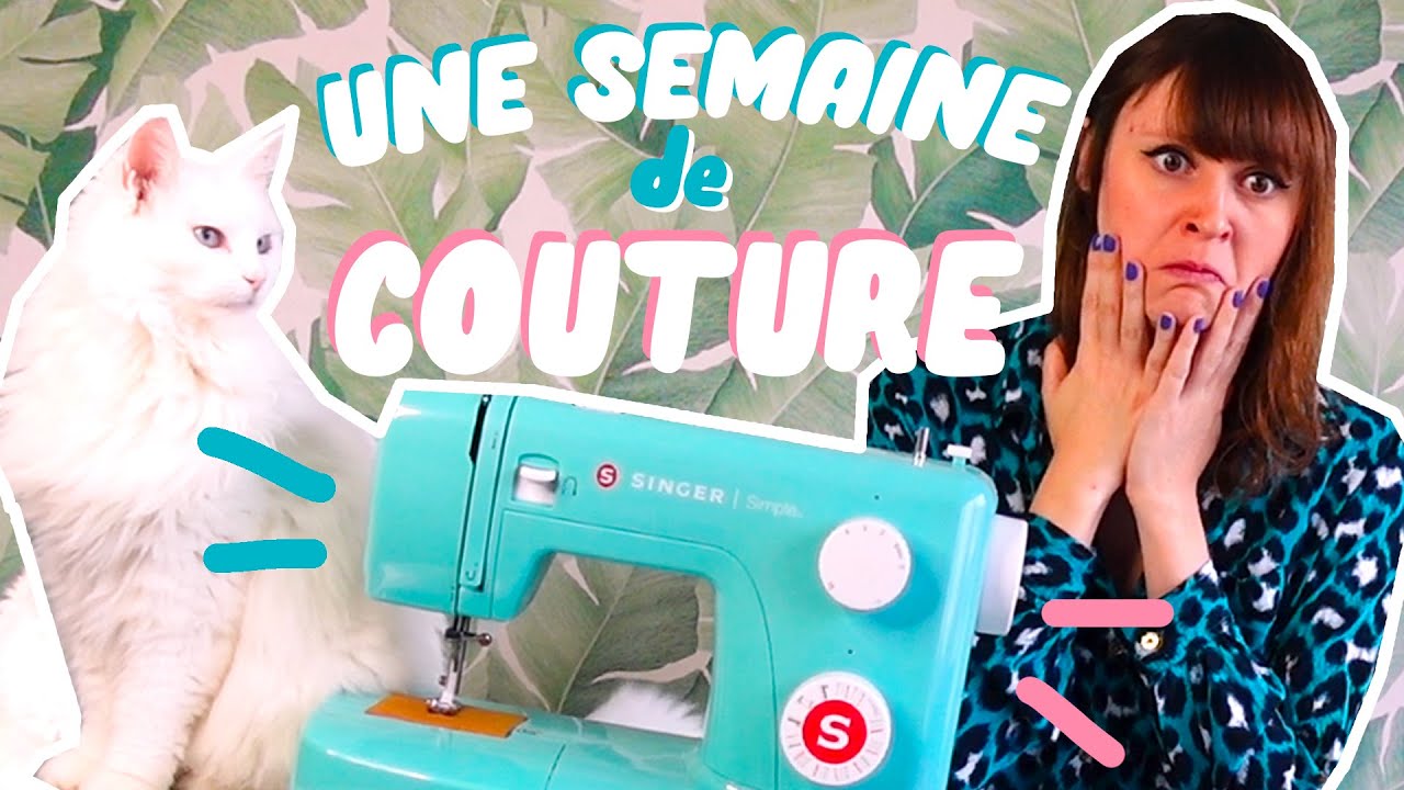 UNE SEMAINE &bull; pour apprendre la couture 🧵🪡(&agrave; la machine &agrave; coudre)