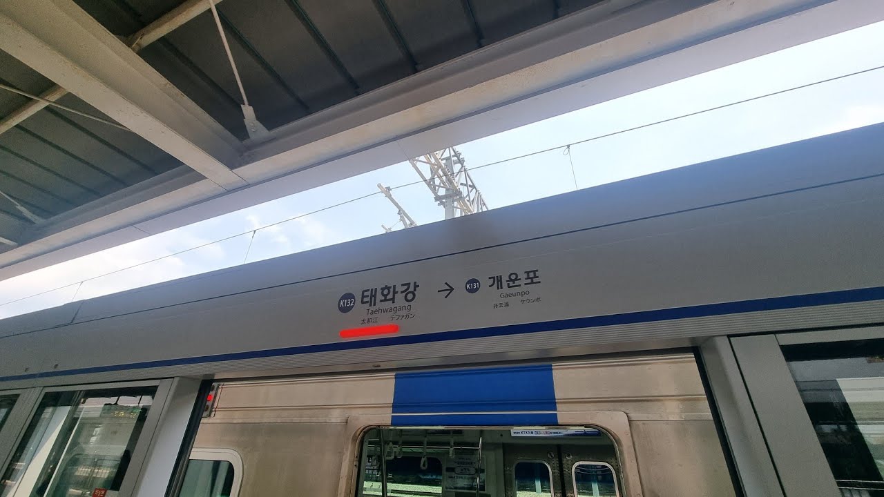 [4K60FPS] 동해선 IGBT 부전 - 태화강 전구간 주행영상 / 東海線 東芝GBT 釜田  - 太和江 側面展望