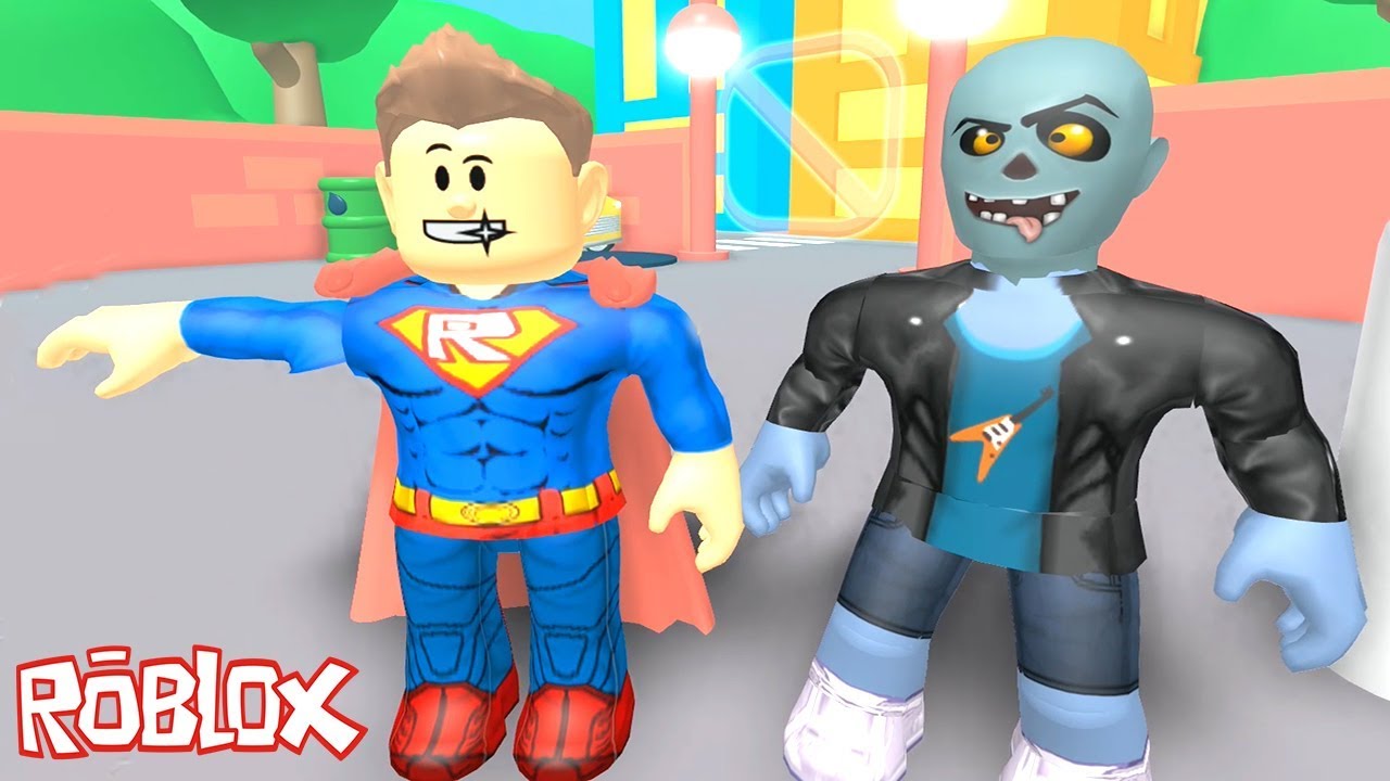 Steve ve Zombik Süper Kahraman ⚔️ - Roblox Super Hero Adventure Obby!