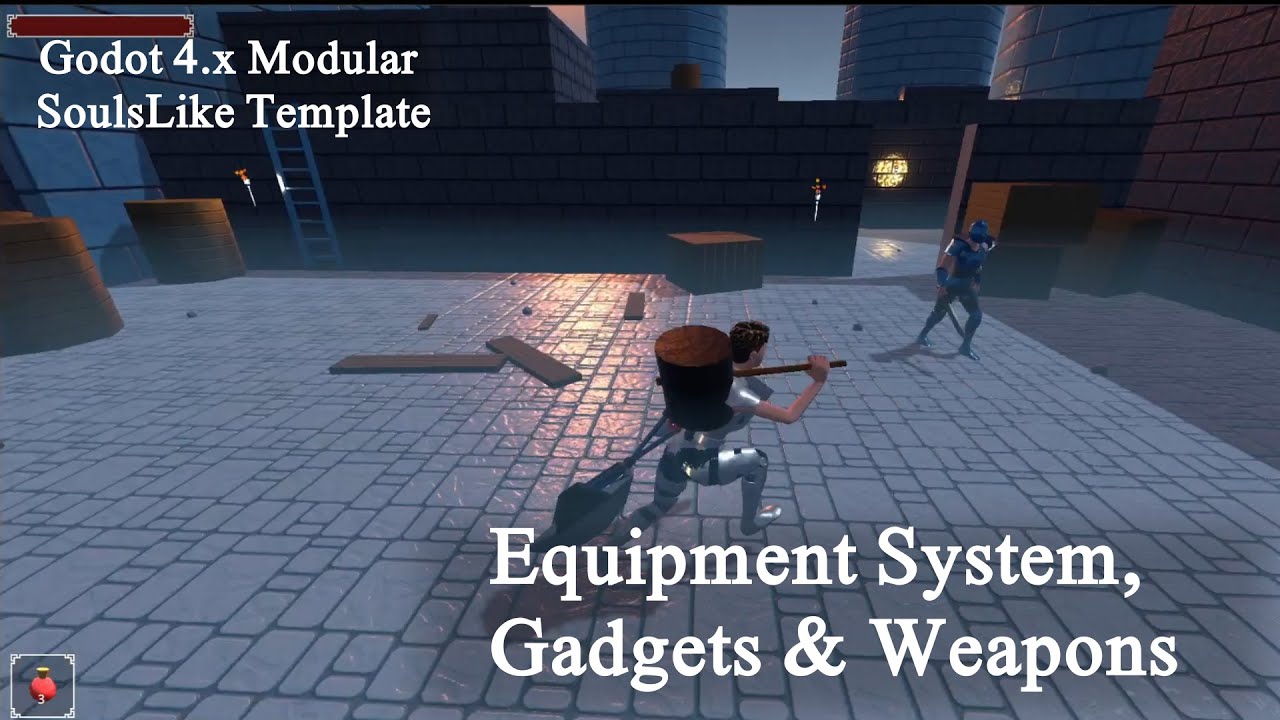 Godot 4 Souls-Like Template: Equipment System, Gadgets & Weapons