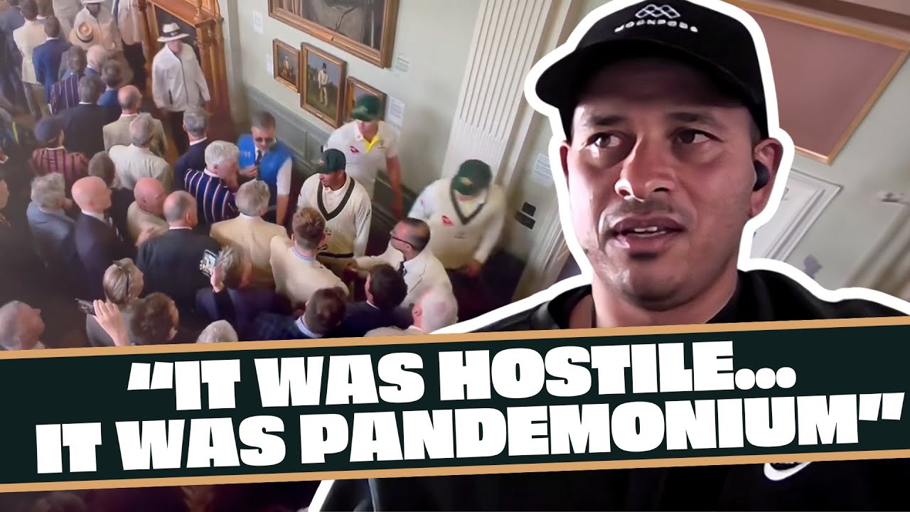 Usman Khawaja on the Lords Long Room incident