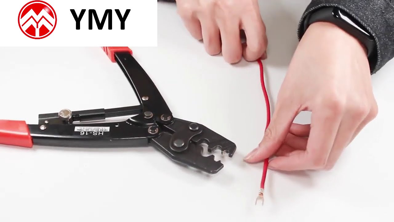 Heavy Duty HS-16 1.25-16mm size Crimping Pliers Cable Lug Cable Link Crimper Tool Bare Terminal Wire