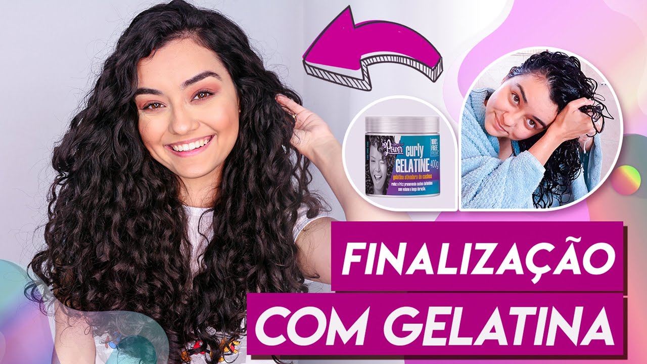 FINALIZAÇÃO COM GELATINA- CABELO ONDULADO | Morena Raiz