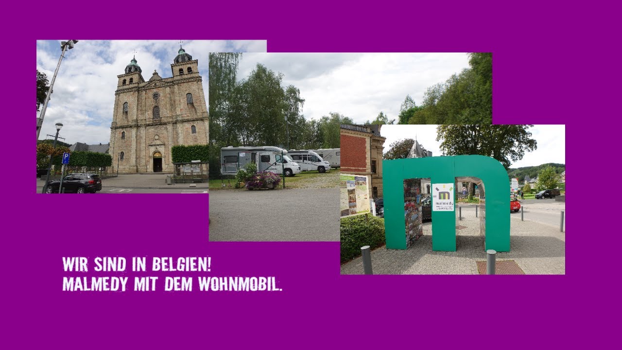 Mit dem Wohnmobil durch Belgien- Stadt Malmedy