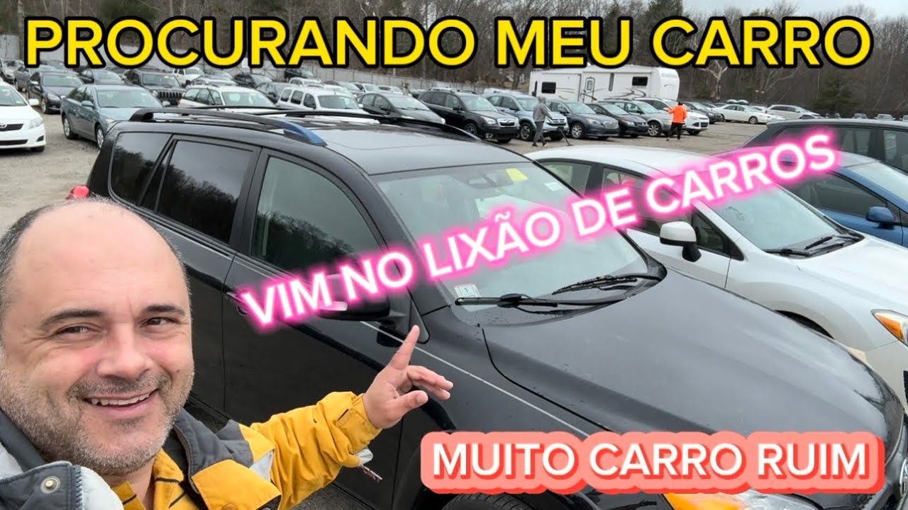 OLHANDO UNS CARROS PARA COMPRAR. LIXÃO DE CARROS USA