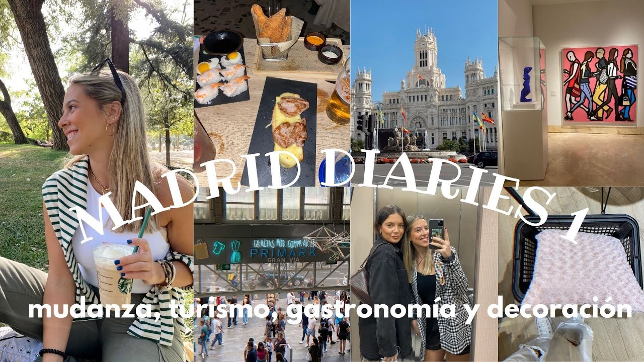 VLOG 01: MADRID DIARIES| mudanza, decoración, turismo & gastronomía @12alii