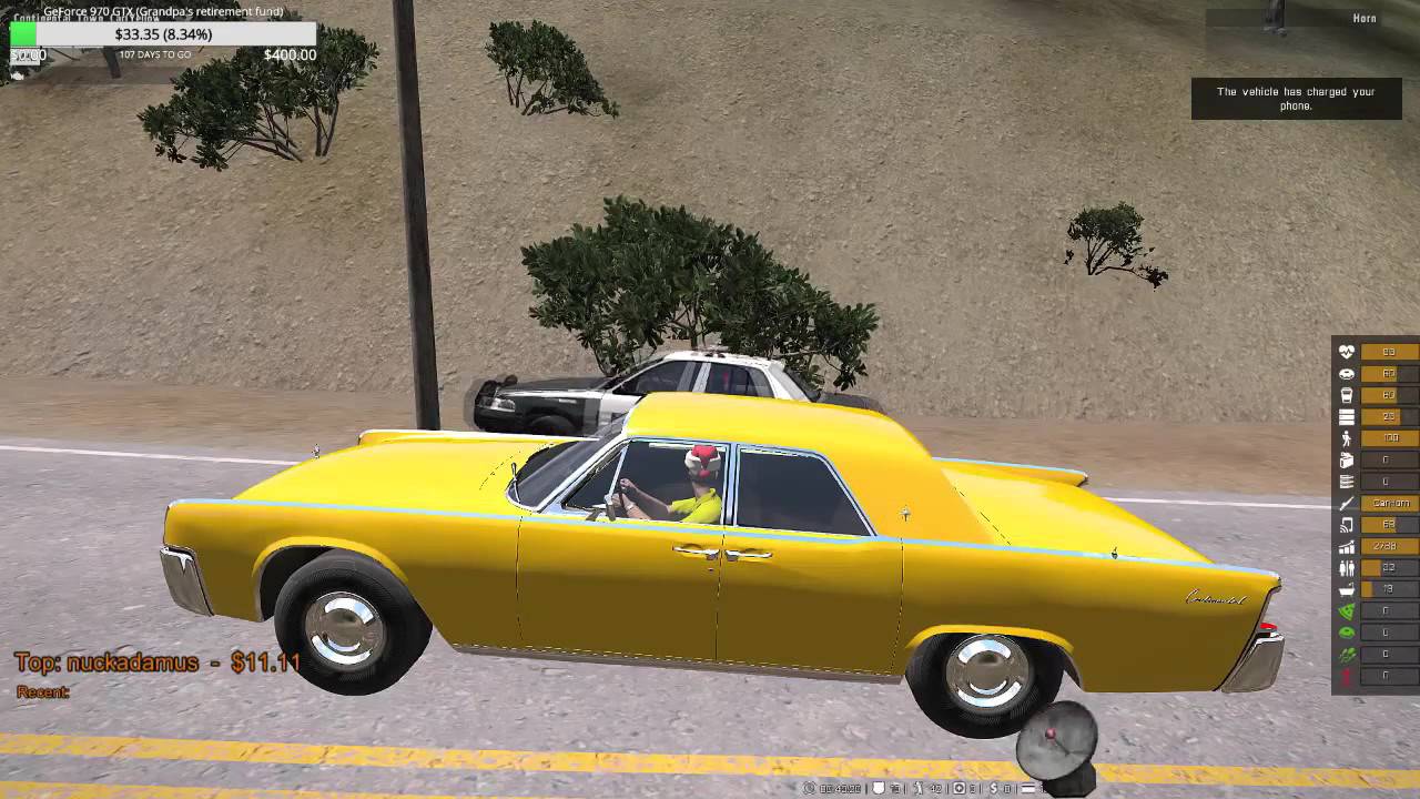 A3L - Grandpa chasing a cop car