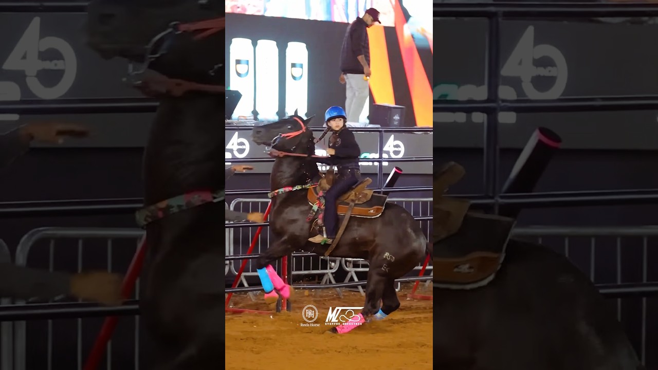 Ana Júlia Rodrigues Making History – Mirim Champion 🏆🐴 #barrelracing  #horses #rodeo