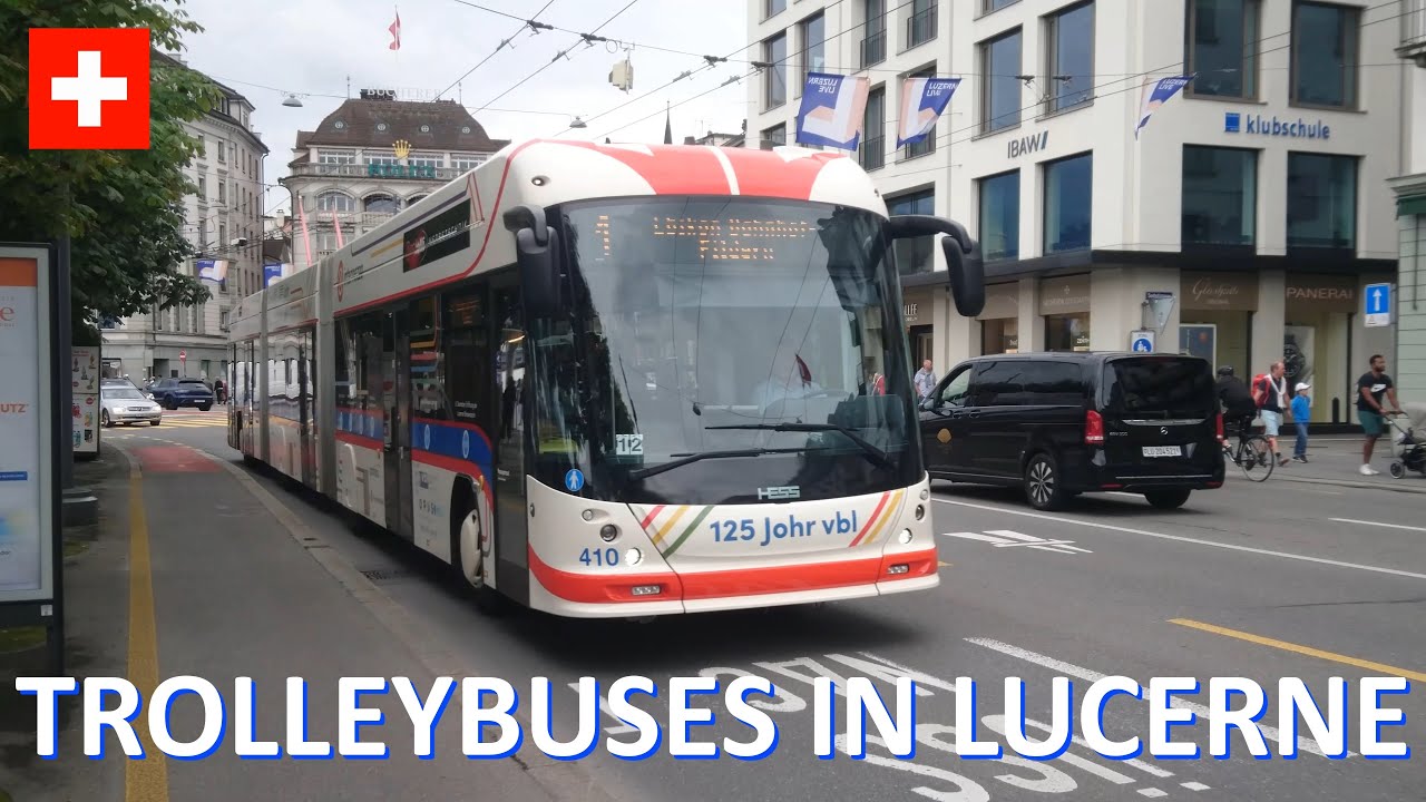 Trolejbusy w Lucernie (Szwajcaria)/Trolleybuses in Lucerne (Switzerland)