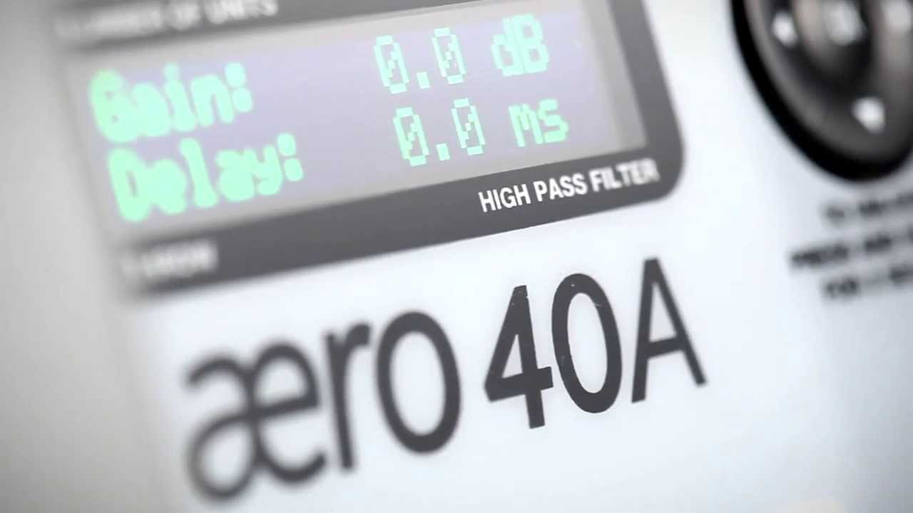 Presenting the New Aero 40A Advanced Line Array System