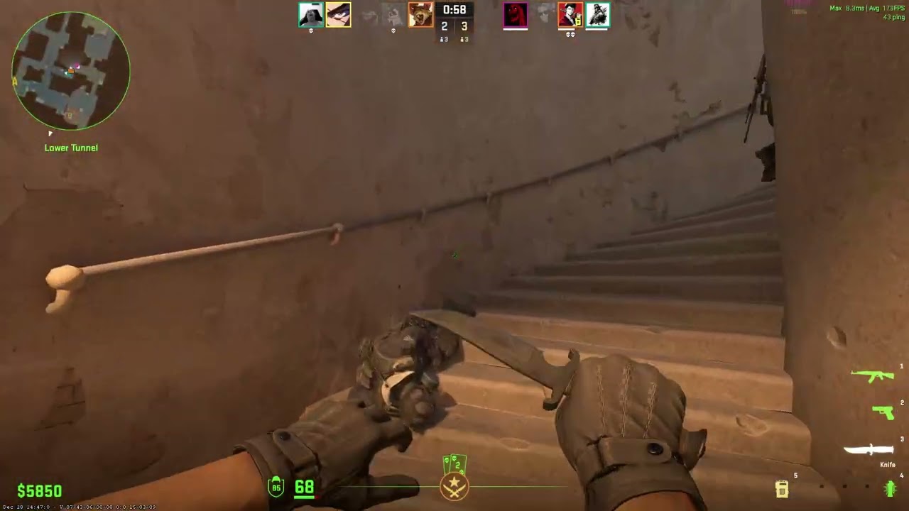 Rei Tenji - Dominating Dust 2 with AK-47
