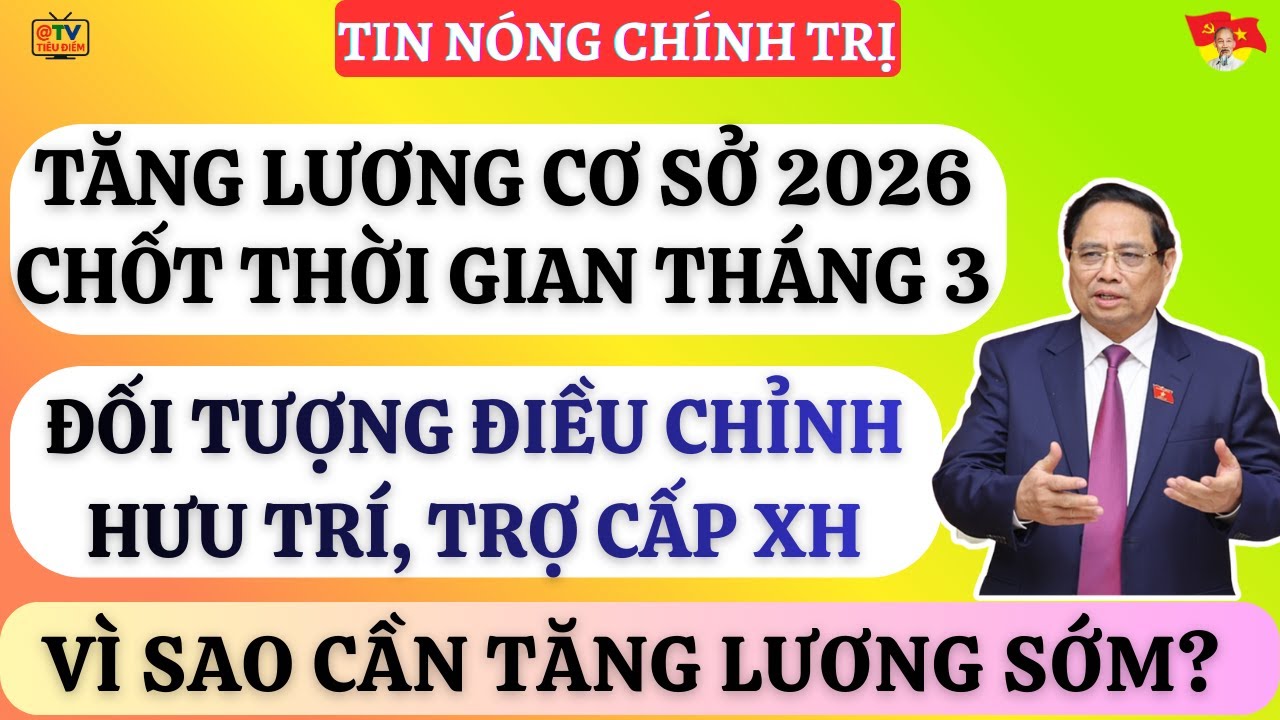 Tăng Lương Cơ Sở 2026: Thời Gian Đã Chốt, Ai Được Hưởng Trước? Vì sao Chính Phủ Chọn Tăng Ngay?