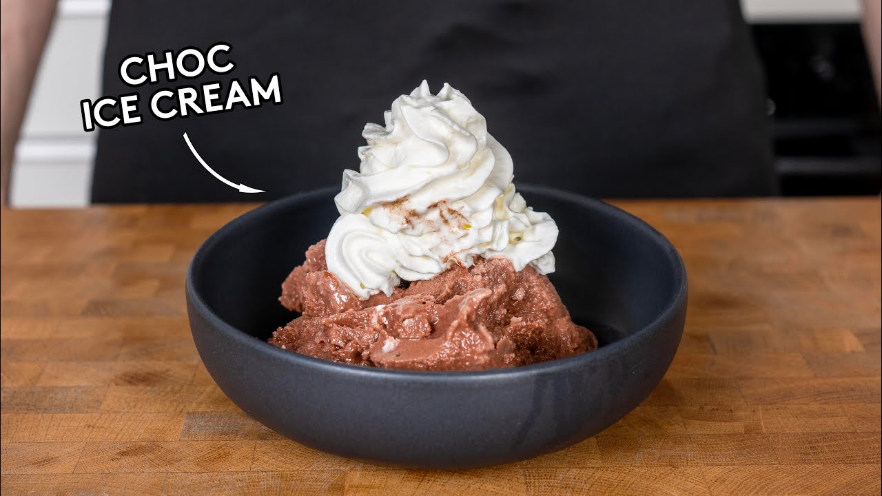 How I Make Really Good Chocolate Ice Cream Using The Ninja