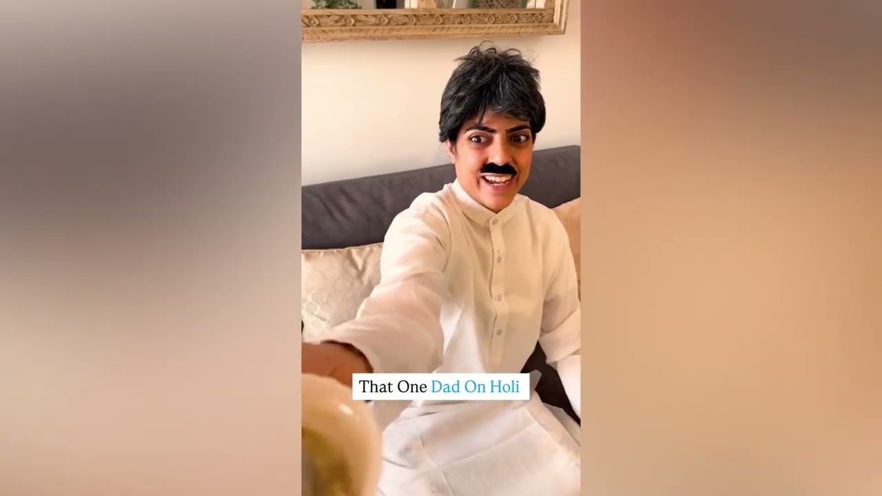 That One Dad On Holi Rjkarishma
