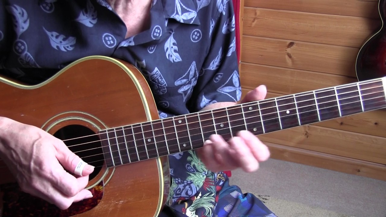 Fingerpicking Blues Lesson -  Bo Carter - The Law Gonna Step On You - TAB avl