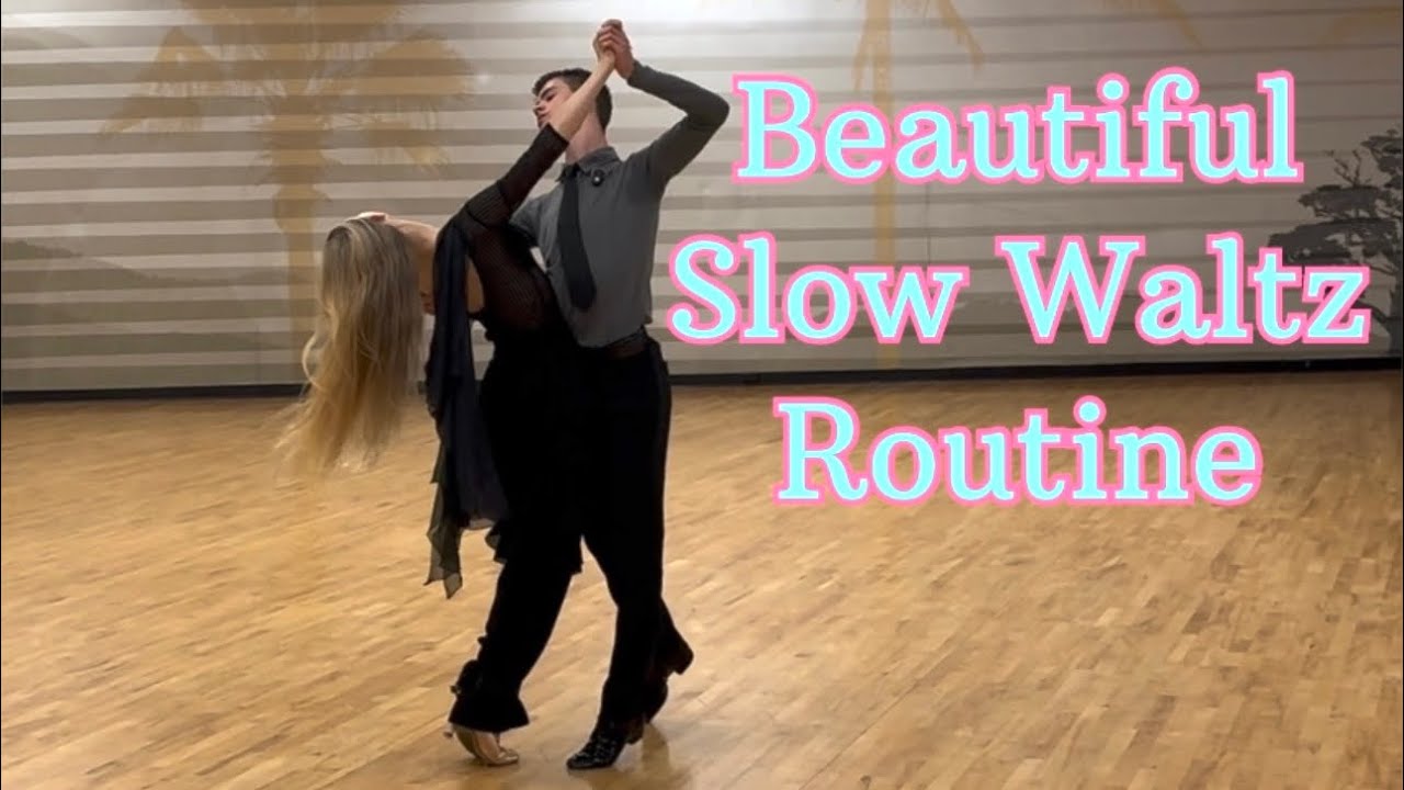 Beautiful Slow Waltz Routine | Figure Names | Timing