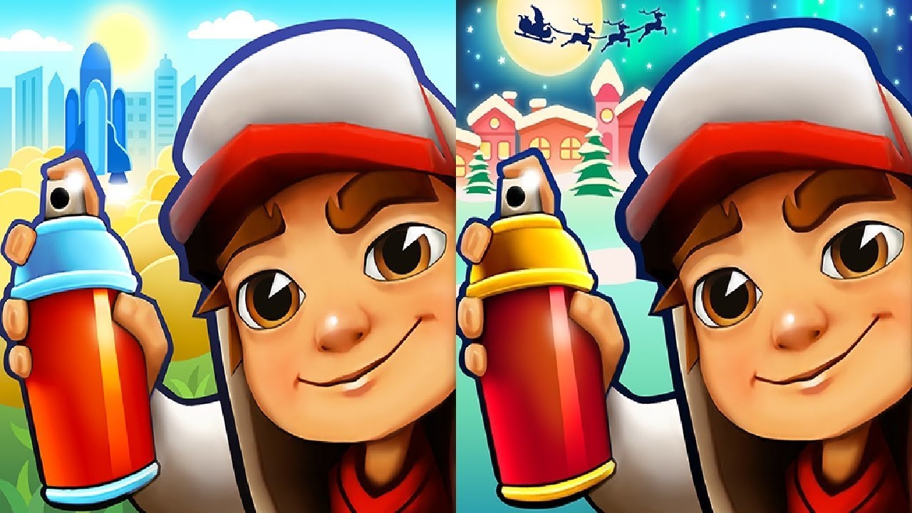 Subway Surfers Winter Holiday Christmas 2019 VS Subway Surfers Houston 2019 Gameplay