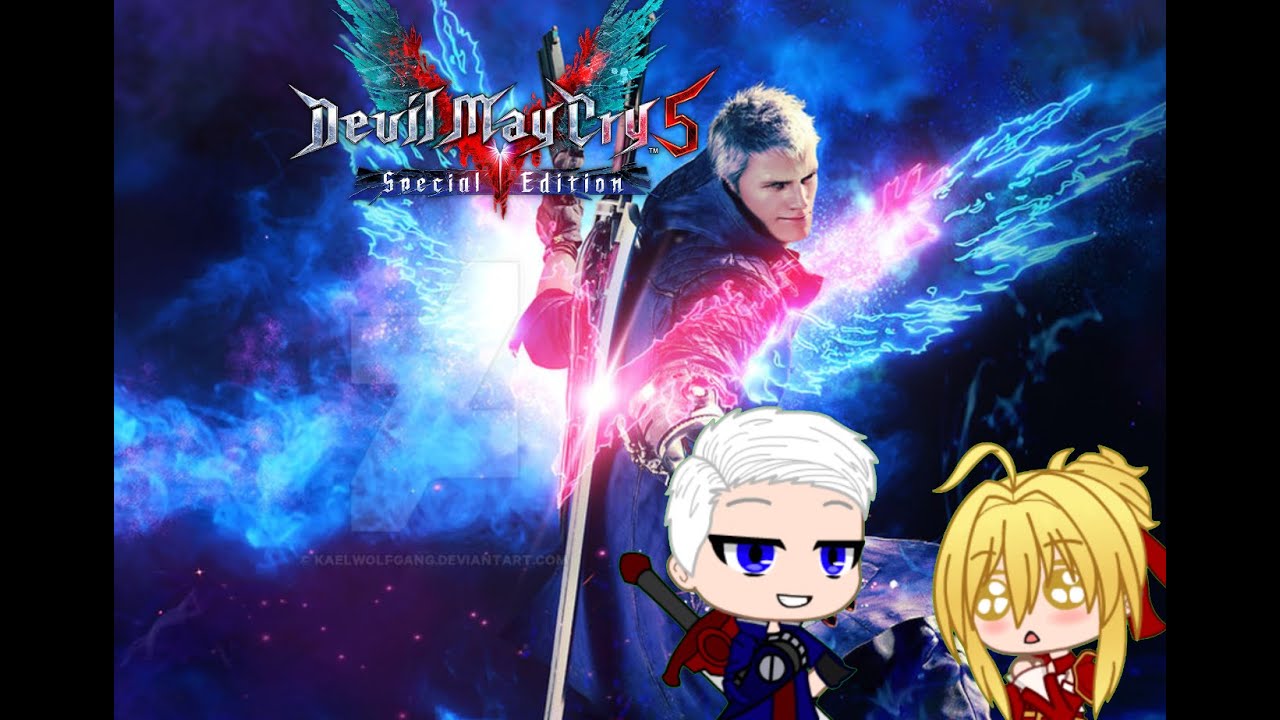 Fate & Highschool DxD react Devil May Cry 5 Special Edition & Special Video (Ft. Nero)