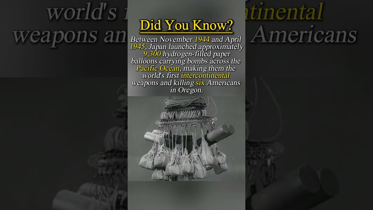 9,000 Balloons Crossed the Pacific to Attack America