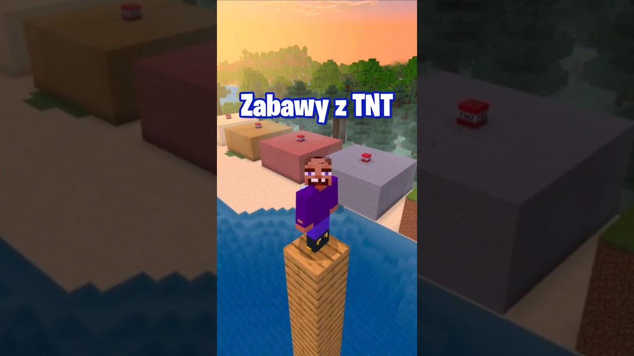 Zabawy z TNT w Minecraft 