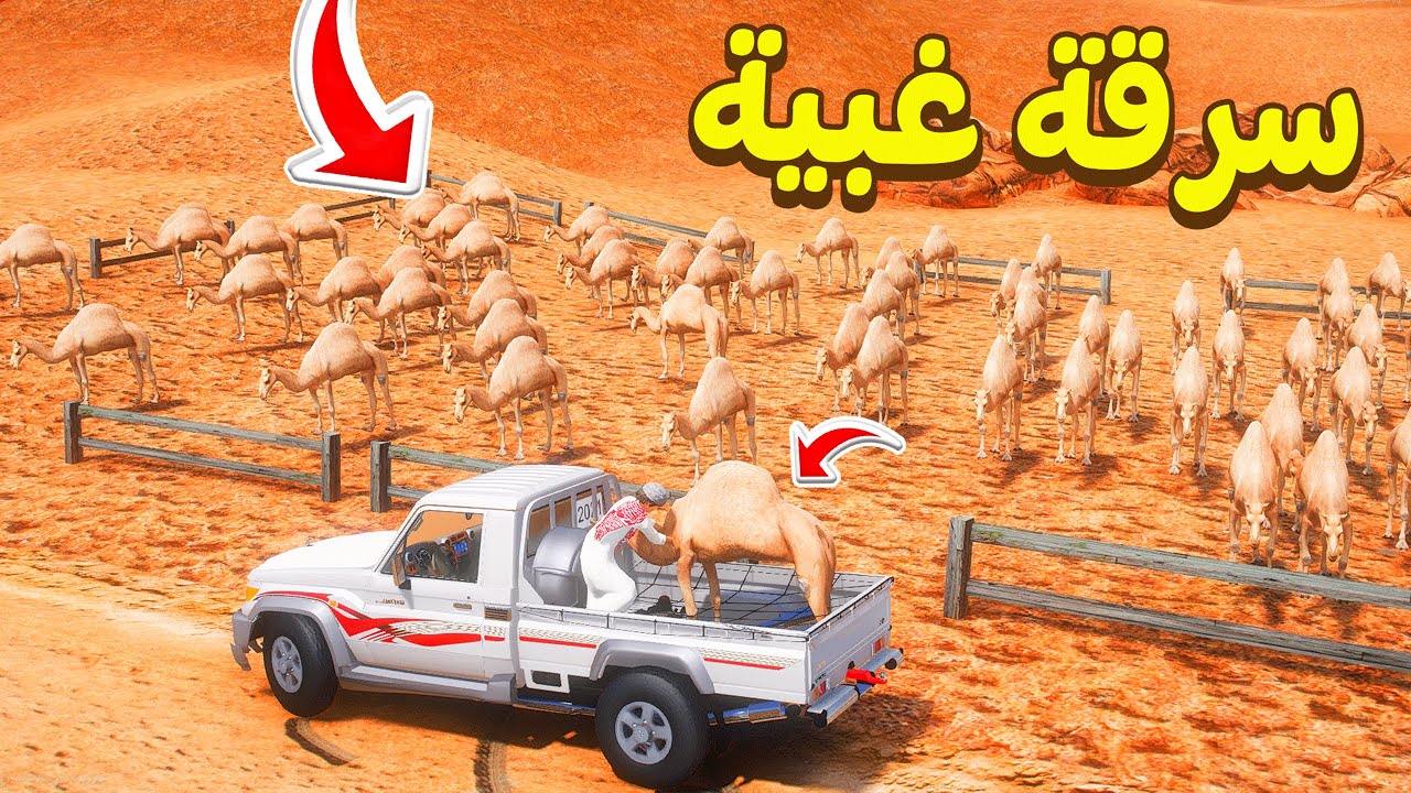 سرقة غبيه | اطفال سرقو ناقة😂🔥! | فلم قراند | GTA V