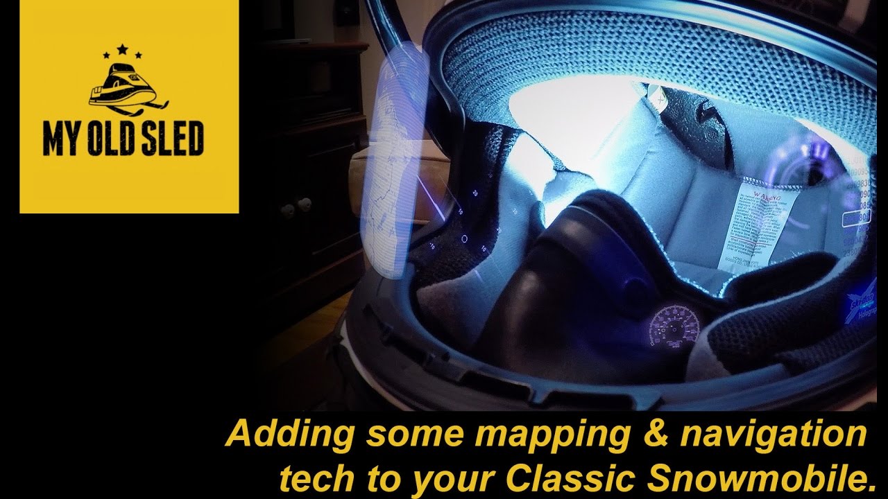 How I added a GPS, trail maps and 12 v accessory outlet to my (classic) snowmobile