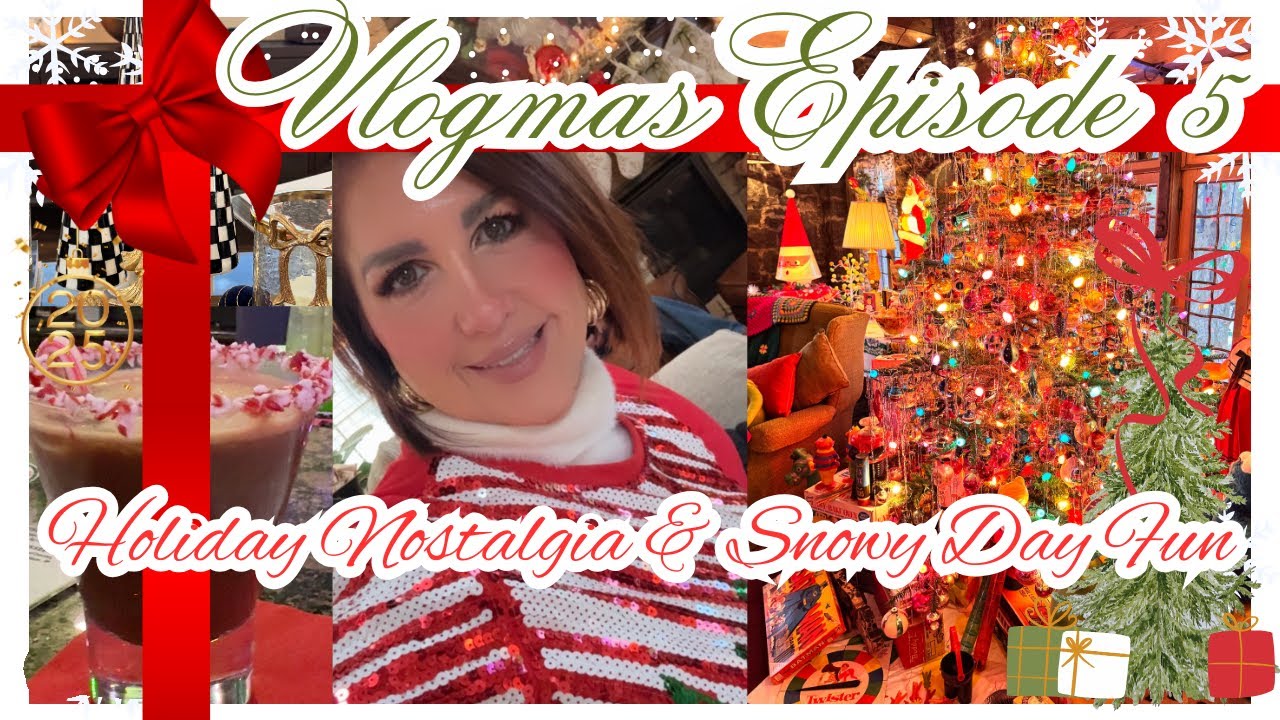 Vlogmas Days 12 -15 | Magical Christmas of Memories Past,  Snowy Day With Friends & Festive Moments
