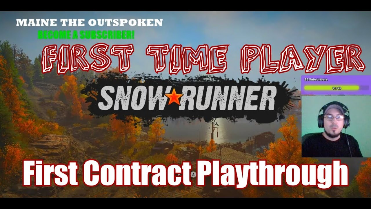 SNOWRUNNER: First Time Player! First Contract Playthrough (Let's Play/Reaction)
