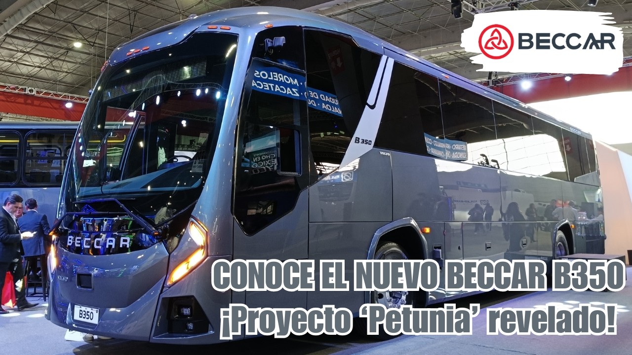 ¡POR FIN CONOCIMOS A 'PETUNIA'! El nuevo Beccar B350, presentado en Expo Foro Movilidad 2026