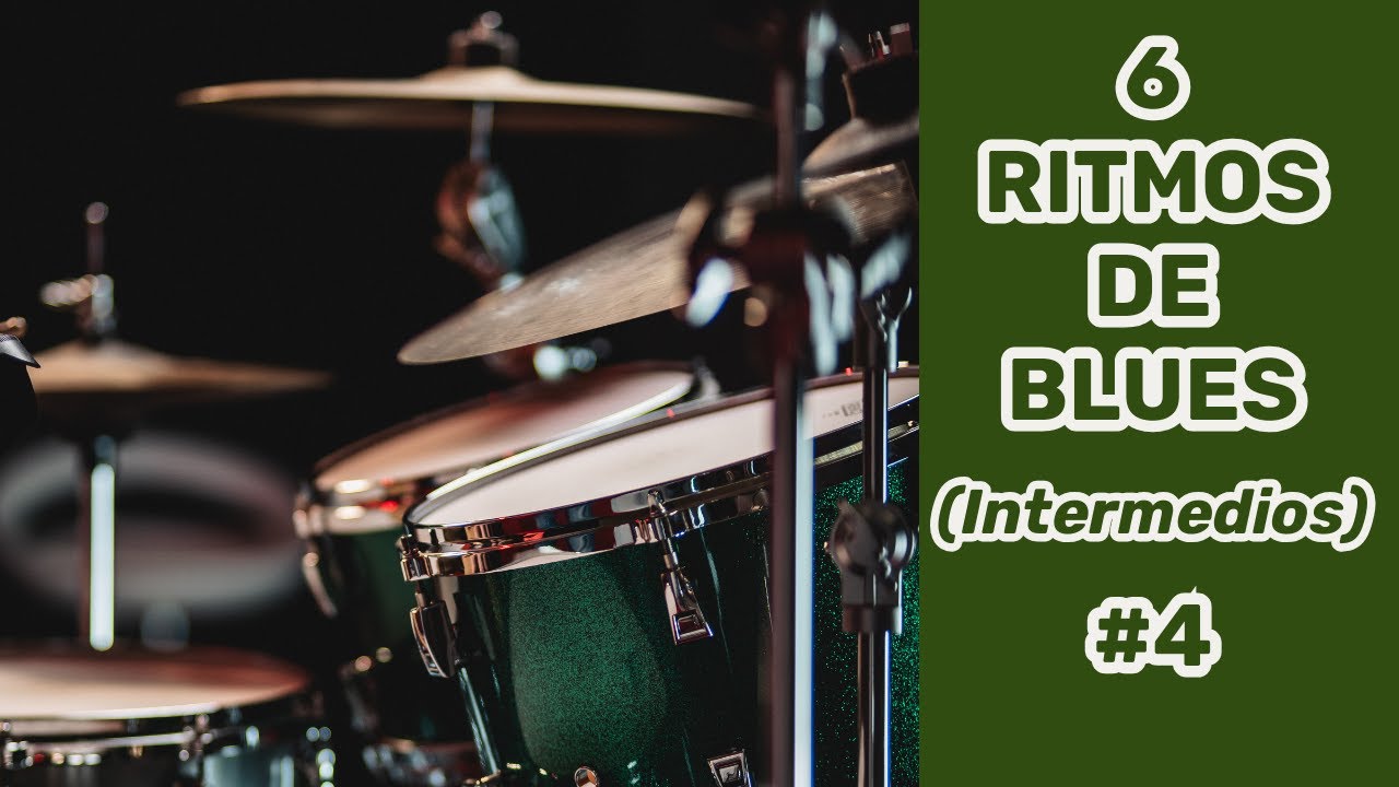 6 RITMOS de BLUES (Nivel Intermedio) - CLASES DE BATERÍA #4