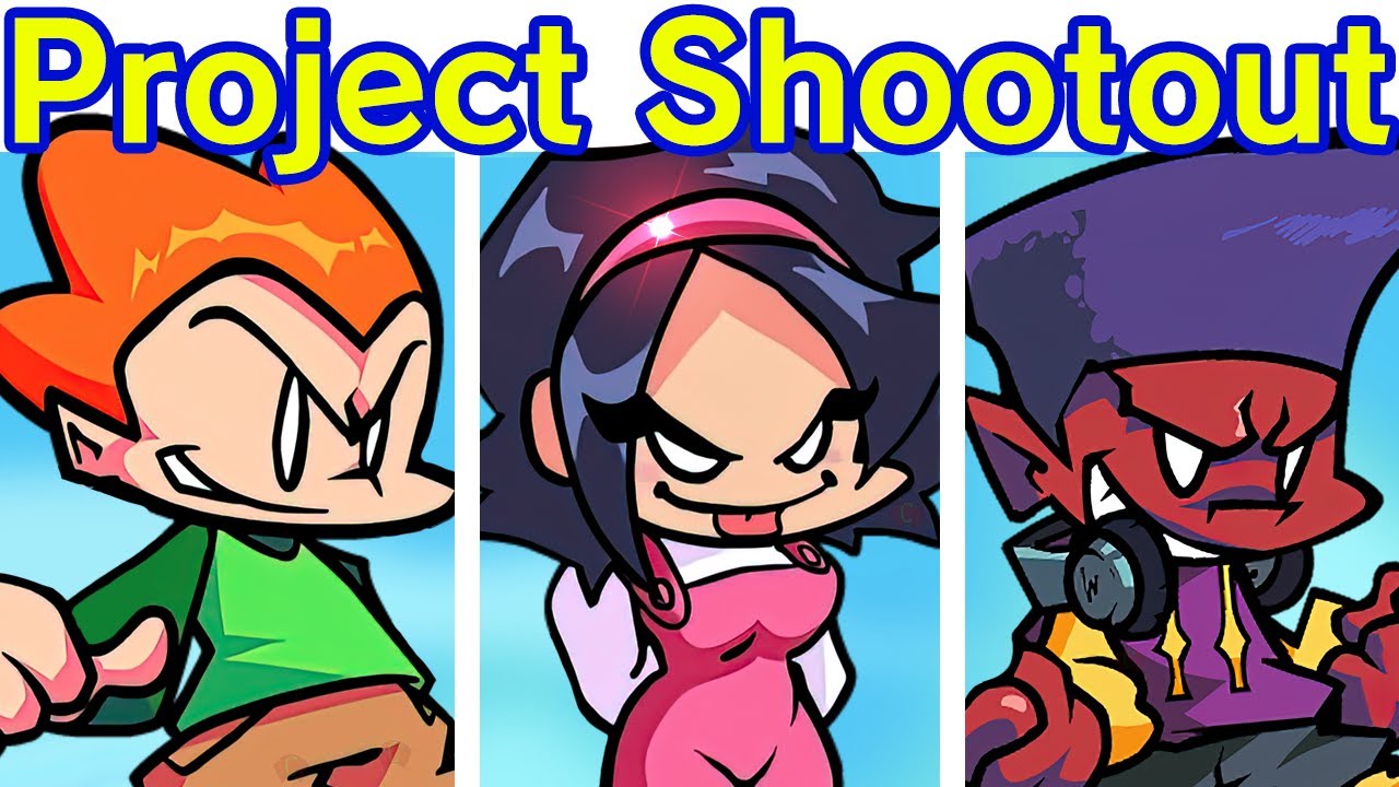 Friday Night Funkin' VS Pico, Nene, and Darnell | Project Shootout Song (FNF Mod/Pico's School Gang)
