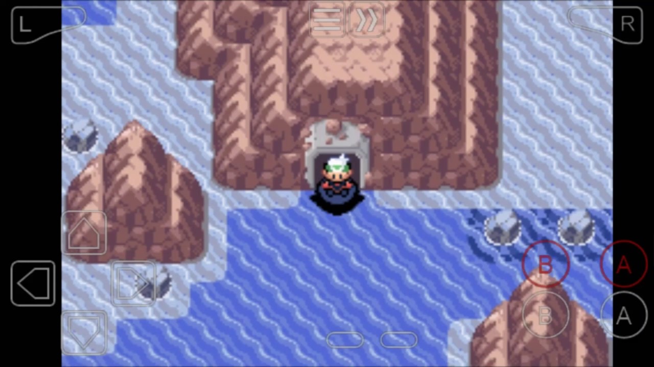 How to get inside the team aqua's hideout (emerald, Ruby, sapphire)