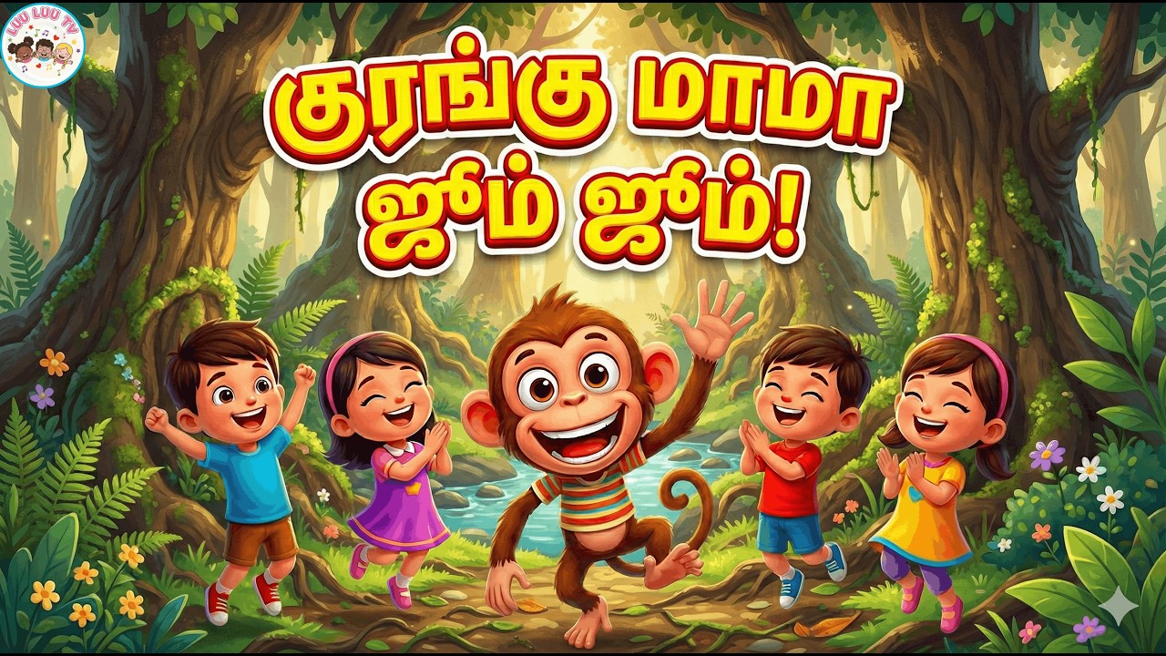 குரங்கு மாமா ஜும் ஜும் | kurangu mama song | tamil songs for children | tamil kids songs