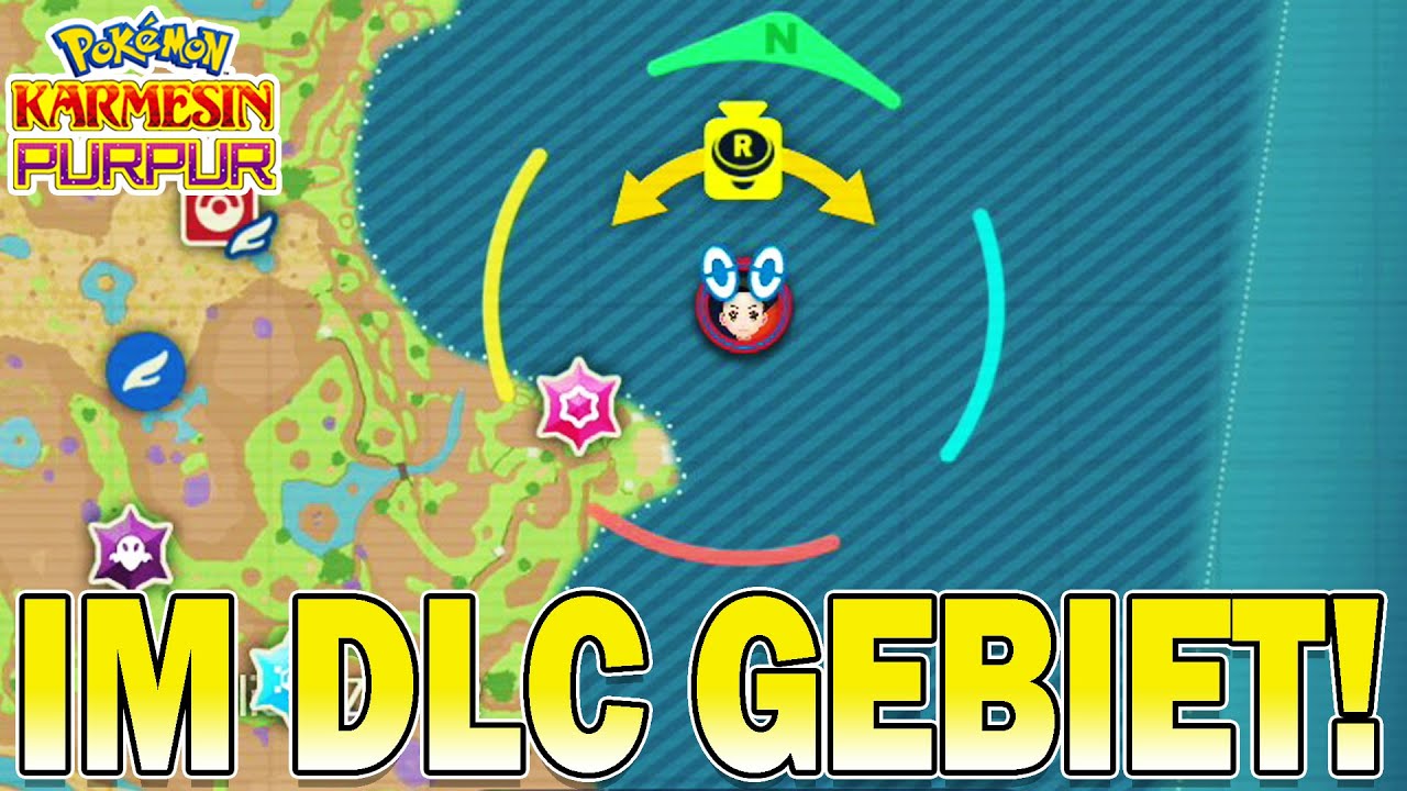 DLC Bereich JETZT SCHON Erkunden in Pokemon Karmesin Purpur