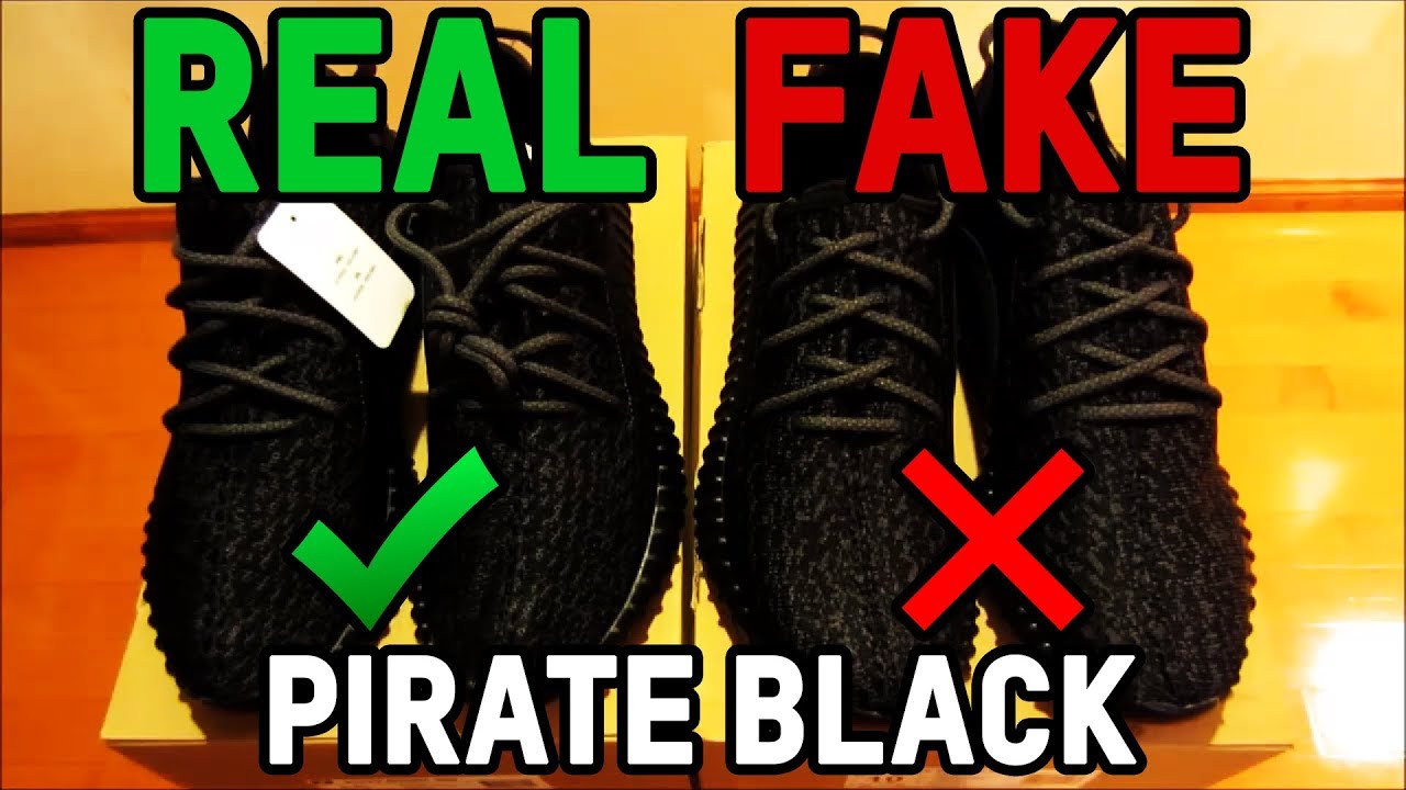 Adidas Yeezy Boost 350 Pirate Black Authentic Vs. Fake from eBay