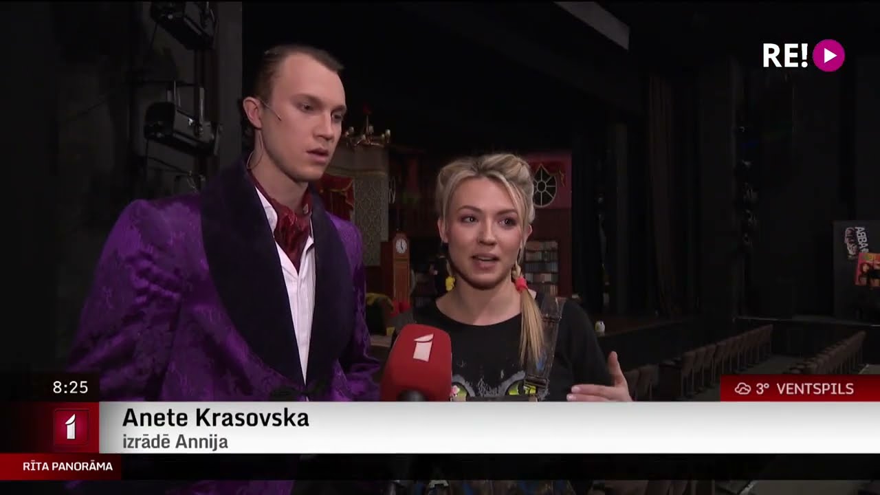 “Izrāde, kas saiet sviestā“ - smieklu vētra Dailes teātrī (LTV Rīta Panorāma 27.01.2022.)