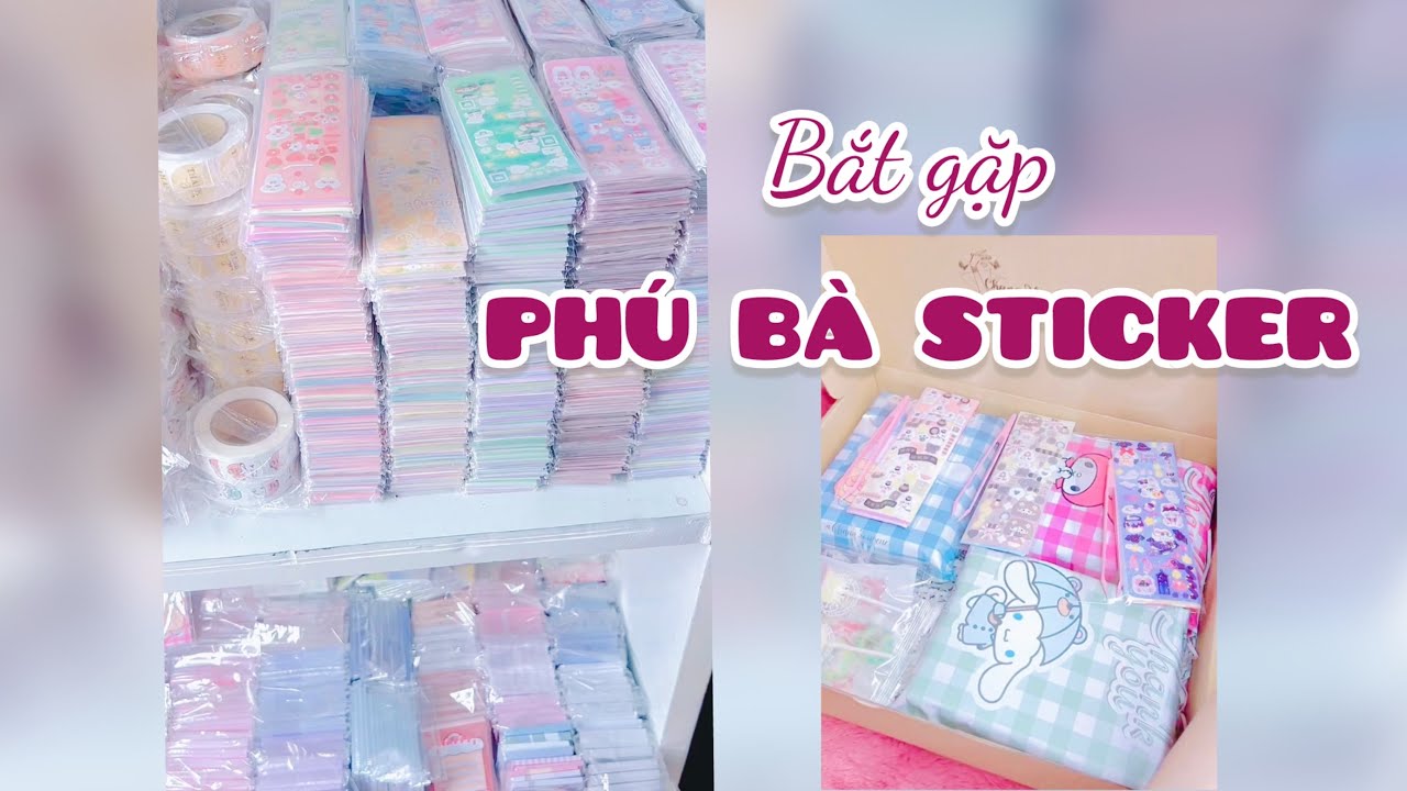 [Gói Hàng] Bắt Gặp Phú Bà Mua Đơn Hàng Sticker Siêu To Khổng Lồ | Chang House Nè