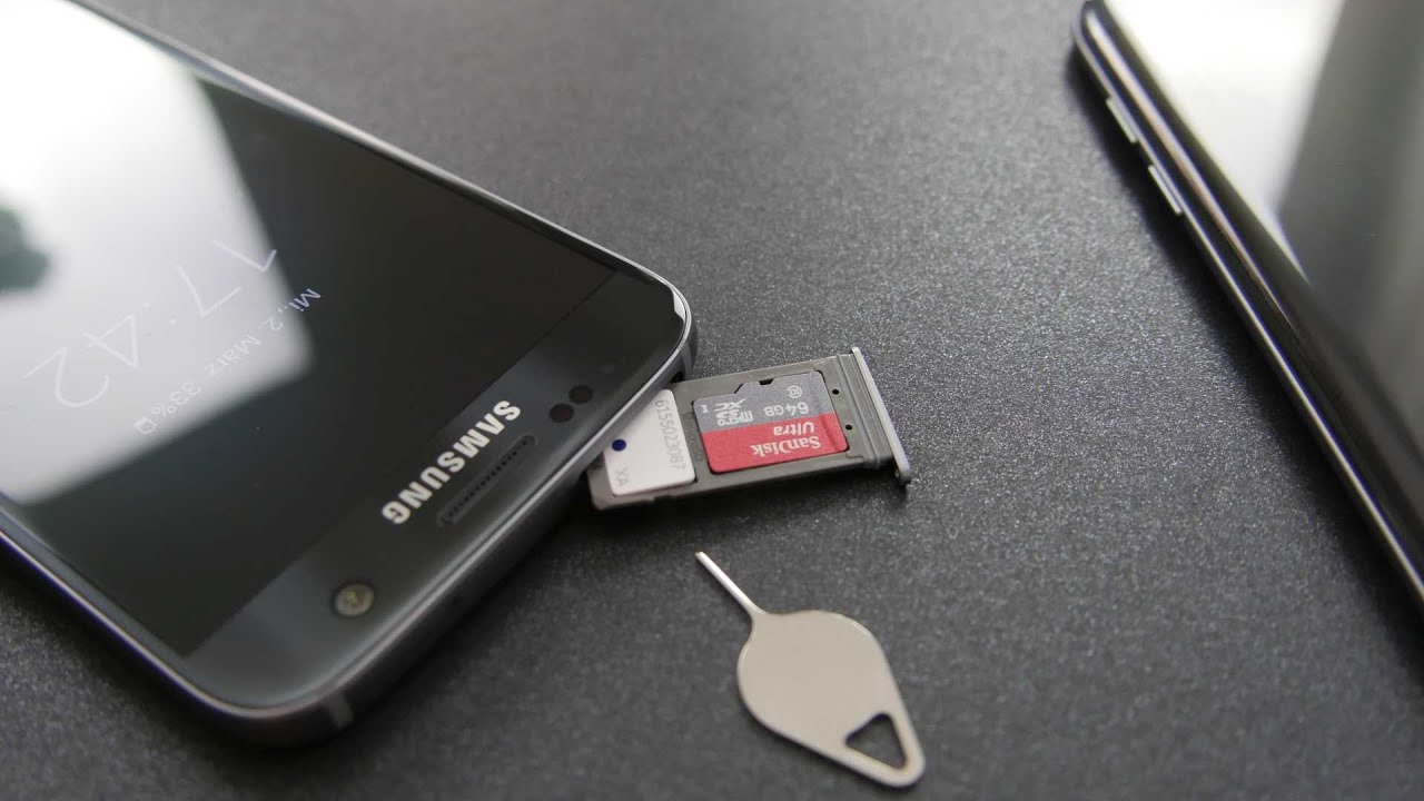 Samsung Galaxy S7 / Galaxy S7 Edge: nanoSIM & microSD einlegen