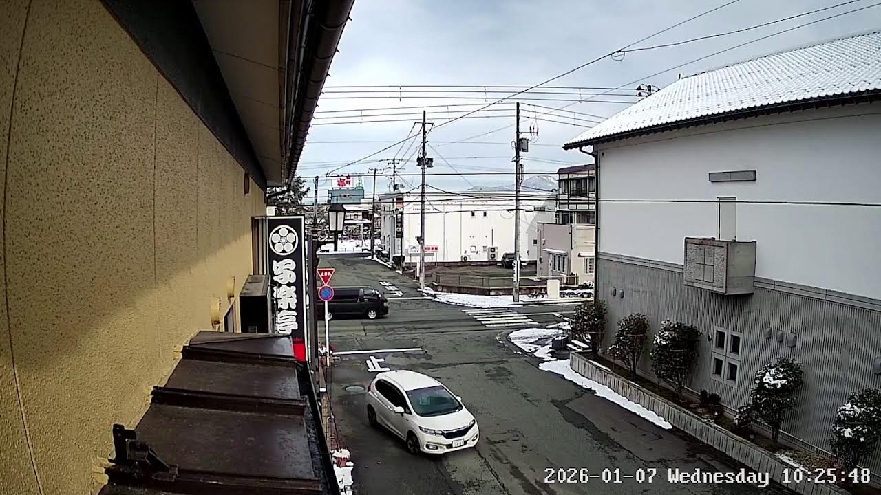 山形県天童市東本町広重美術館前ライブカメラ Yamagata Tendo Live camera.world.cam