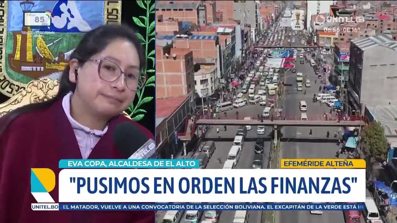 La alcaldesa Copa saluda a El Alto por sus 41 años de fundación y se refiere a las obras en la urbe