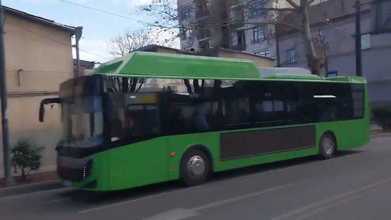 Tbilisi Georgia Part 2....From Airport To City Center By Bus 337من مطار تبليسي جورجيا لوسط المدينة ٢
