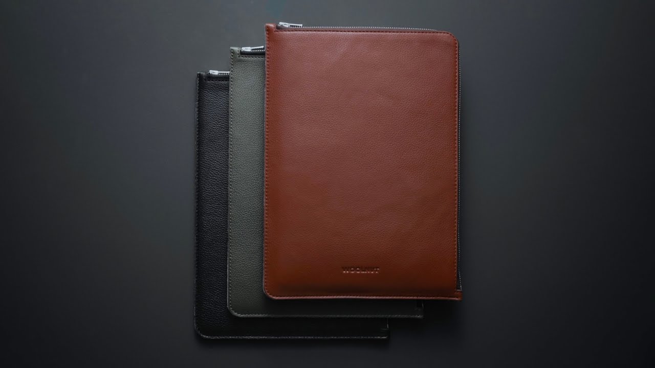 WOOLNUT - Leather Folio for MacBook