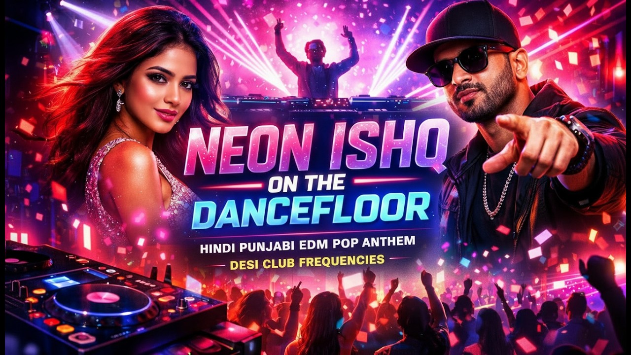 NEON ISHQ ON THE DANCEFLOOR | Hindi Punjabi EDM Pop Anthem | DESI CLUB FREQUENCIES