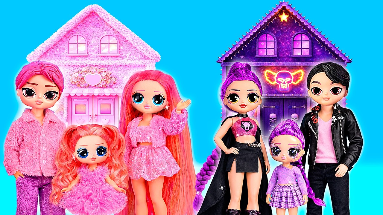 We Build Rock and Cute Doll House for K-pop Demon Hunters! 12 DIYs