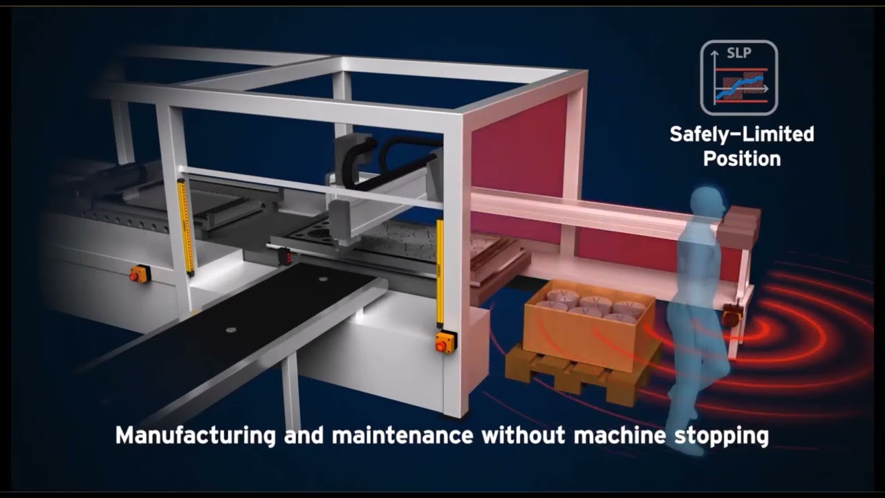 Omron Safety Laser Scanner on tool machinery